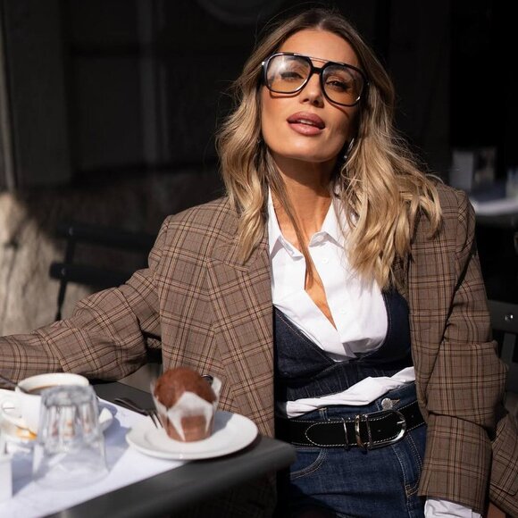 Saint Laurent SL545 001 Sunglasses Black Aviator Frame, Light Yellow Lenses - Picture 13 of 15